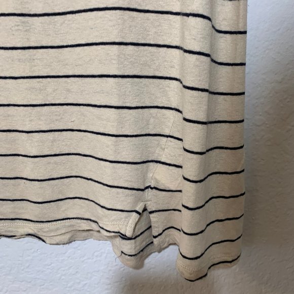Anthropologie Three Feathers Short Sleeve Striped - Picture 3 of 6
